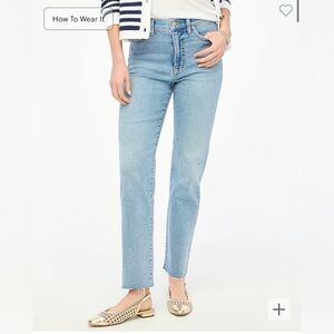 J. CREW FACTORY Stovepipe straight jean in signature stretch+